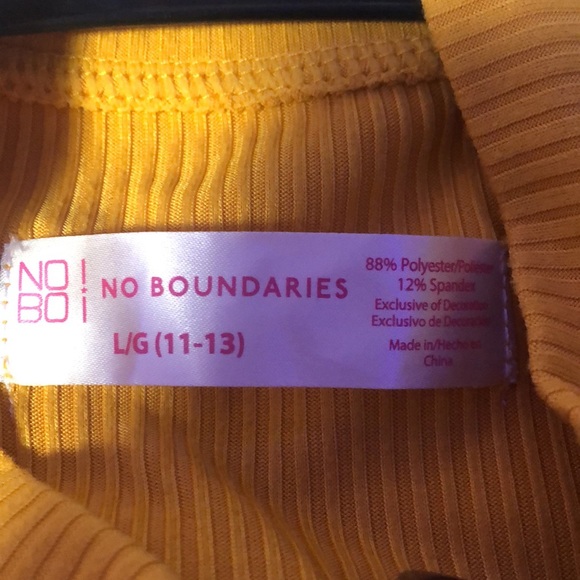 No boundaries size large yellow zip up dress - Picture 3 of 3